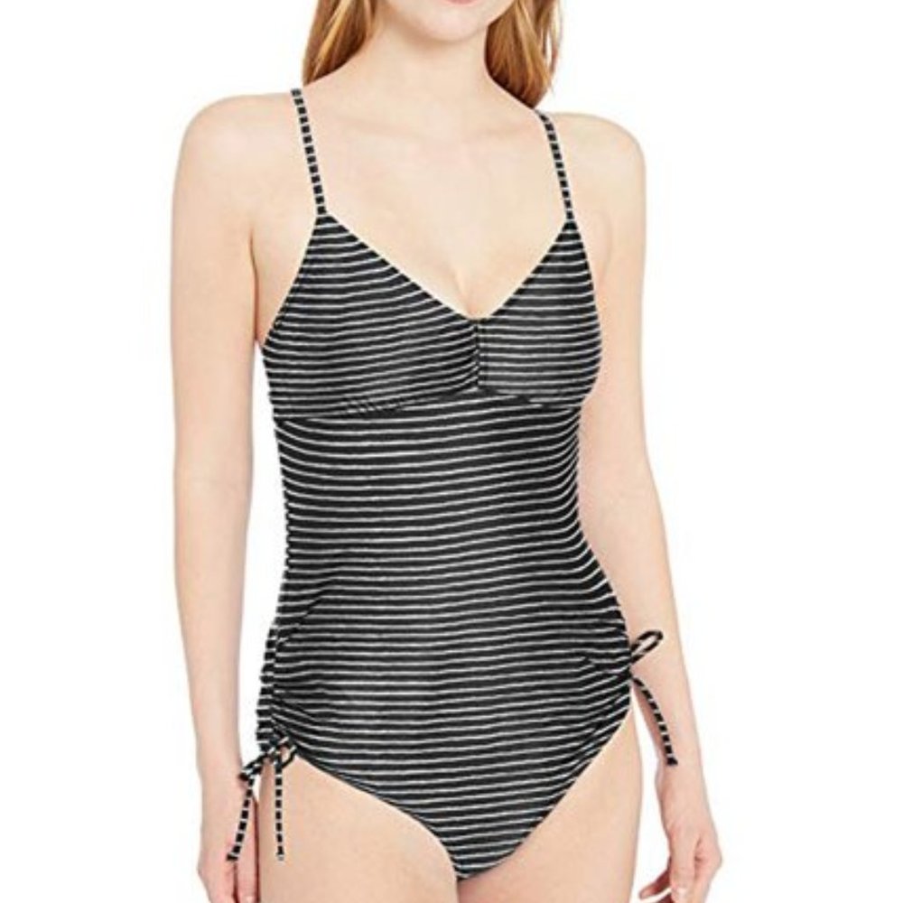 Prana Moorea One Piece Swimsuit bathing suit swimwear beach summer black small